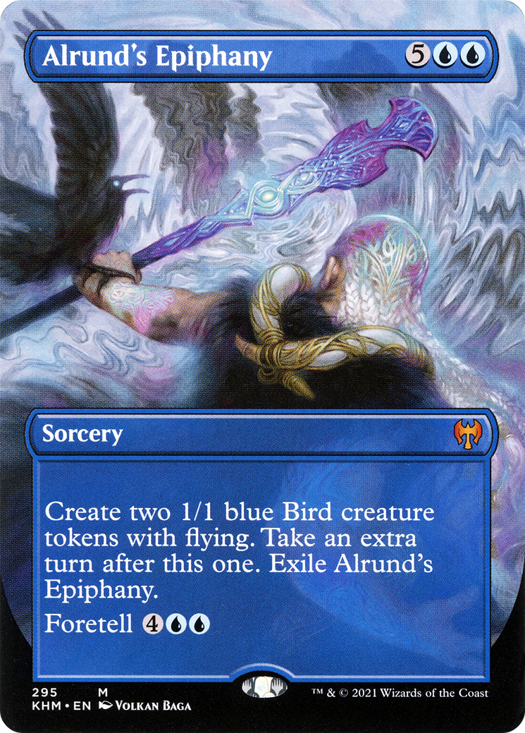 Alrund's Epiphany (Borderless) (KHM-295) - Kaldheim Foil