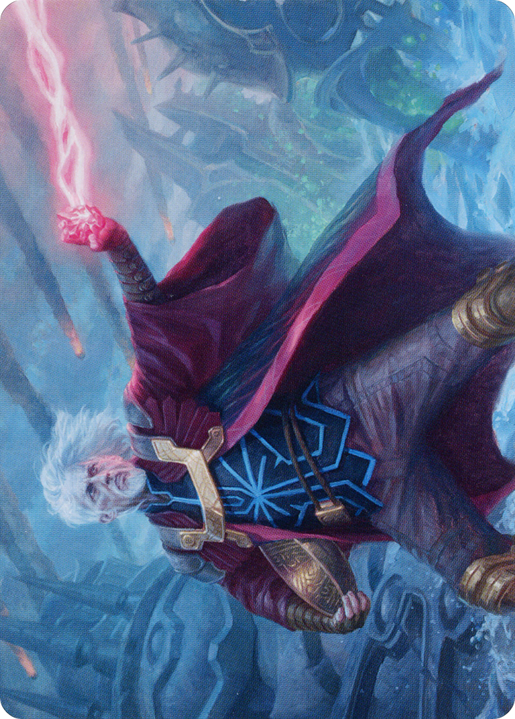 Urza, Lord Protector // Urza, Lord Protector (ABRO-041) - The Brothers' War Art Series (Borderless) Foil