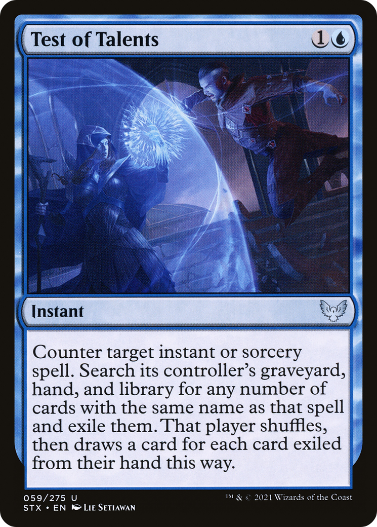 Test of Talents (STX-059) - Strixhaven: School of Mages