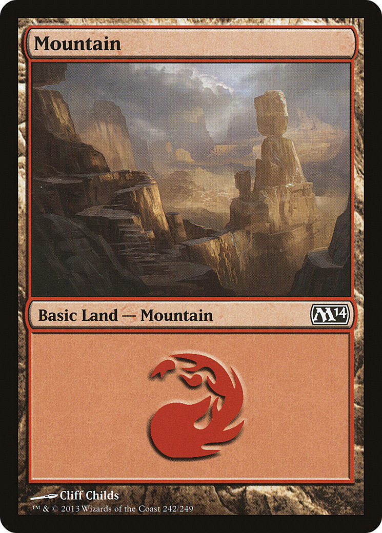 Mountain (242) (M14-242) - Magic 2014