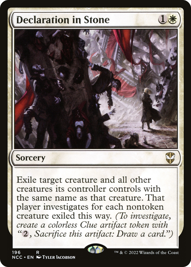 Declaration in Stone (NCC-196) - New Capenna Commander