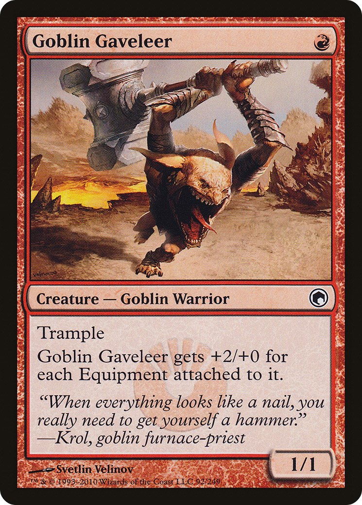 Goblin Gaveleer (SOM-092) - Scars of Mirrodin Foil