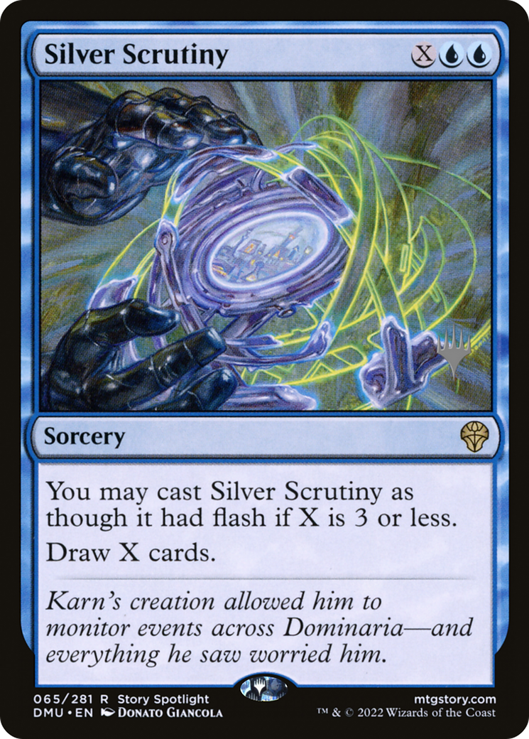 Silver Scrutiny (PPDMU-065) - Dominaria United Promos
