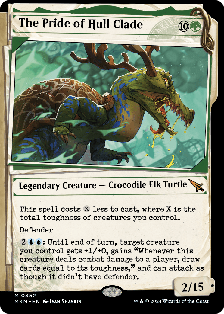 The Pride of Hull Clade (Showcase) (MKM-352) - Murders at Karlov Manor: (Showcase) Foil