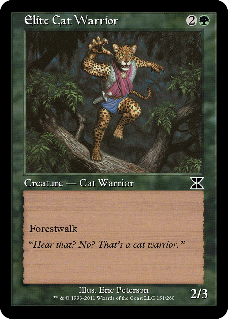 Elite Cat Warrior (ME4-151) - Masters Edition IV