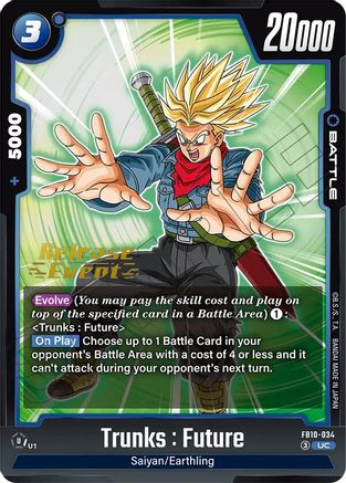 Trunks : Future - FB10-034 (FB10-034) - Cross Force Release Event Cards