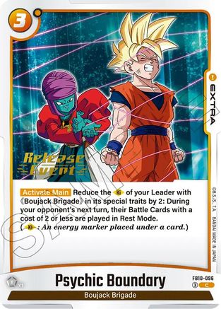 Psychic Boundary (FB10-096) - Cross Force Release Event Cards