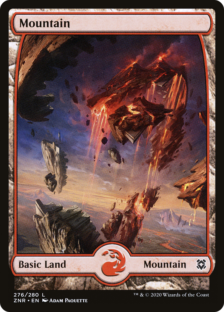Mountain (276) - Full Art (ZNR-276) - Zendikar Rising: (Full Art)