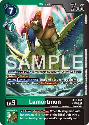 Lamortmon (Limited Foil) (EX12-051) - Digital World Shambala Foil