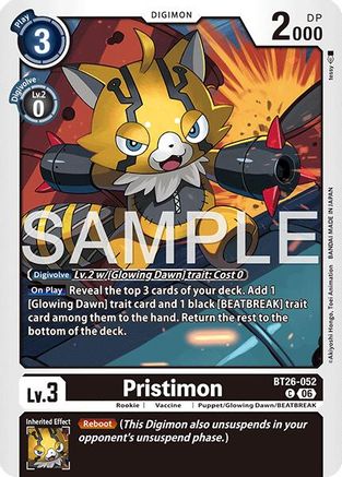 Pristimon (BT26-052) - Timeless Bonds