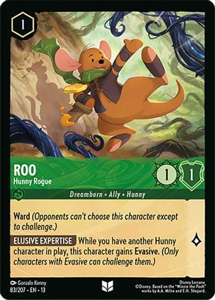 Roo - Hunny Rogue (83/204) - Attack of the Vine Cold Foil