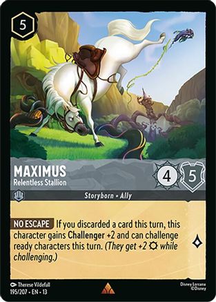 Maximus - Relentless Stallion (195/204) - Attack of the Vine Cold Foil