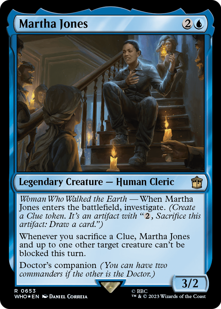 Martha Jones (Surge Foil) (WHO-653) - Doctor Who Foil