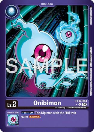 Onibimon (Limited Foil) (EX12-004) - Digital World Shambala Foil