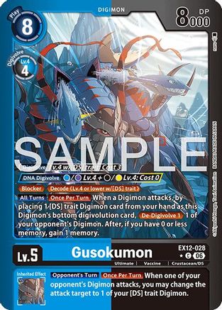 Gusokumon (Limited Foil) (EX12-028) - Digital World Shambala Foil