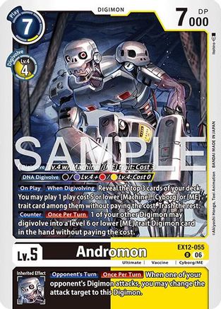 Andromon (EX12-055) - Digital World Shambala Foil