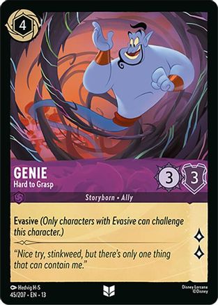 Genie - Hard to Grasp (45/204) - Attack of the Vine Cold Foil
