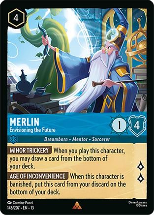 Merlin - Envisioning the Future (146/204) - Attack of the Vine Cold Foil