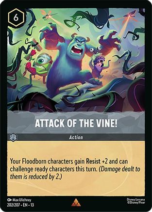 Attack of the Vine! (202/204) - Attack of the Vine Cold Foil