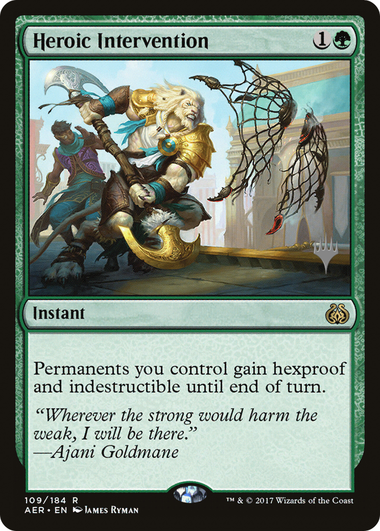 Heroic Intervention (PPTHB-109) - Aether Revolt Promos Foil