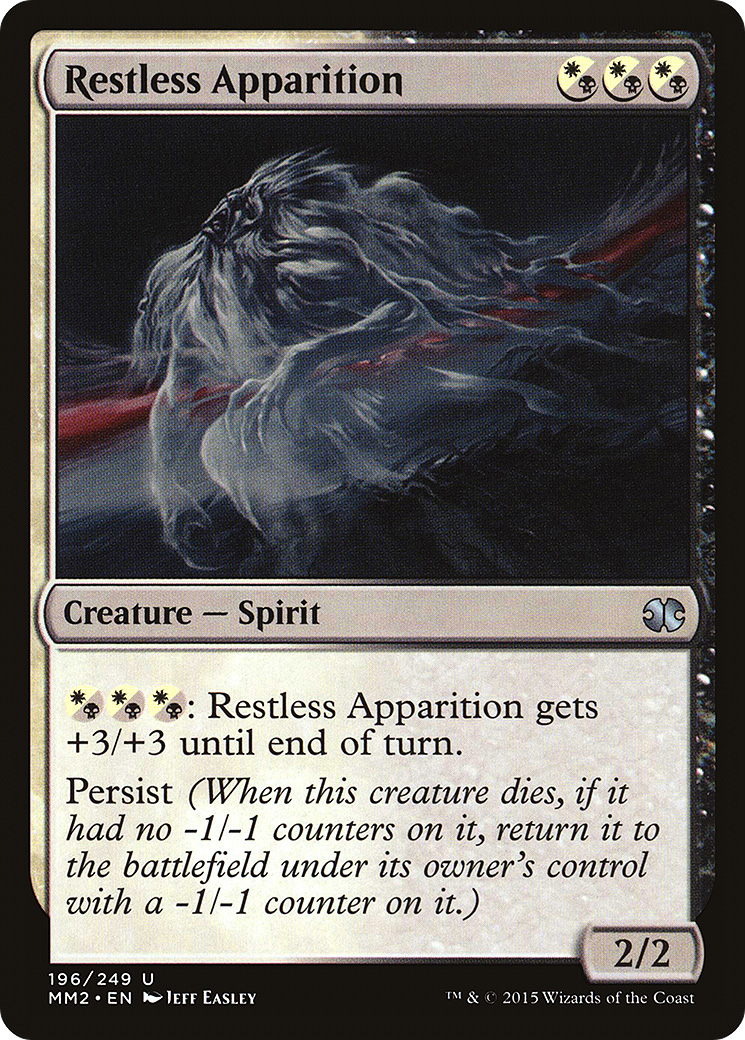Restless Apparition (MM2-196) - Modern Masters 2015 Foil