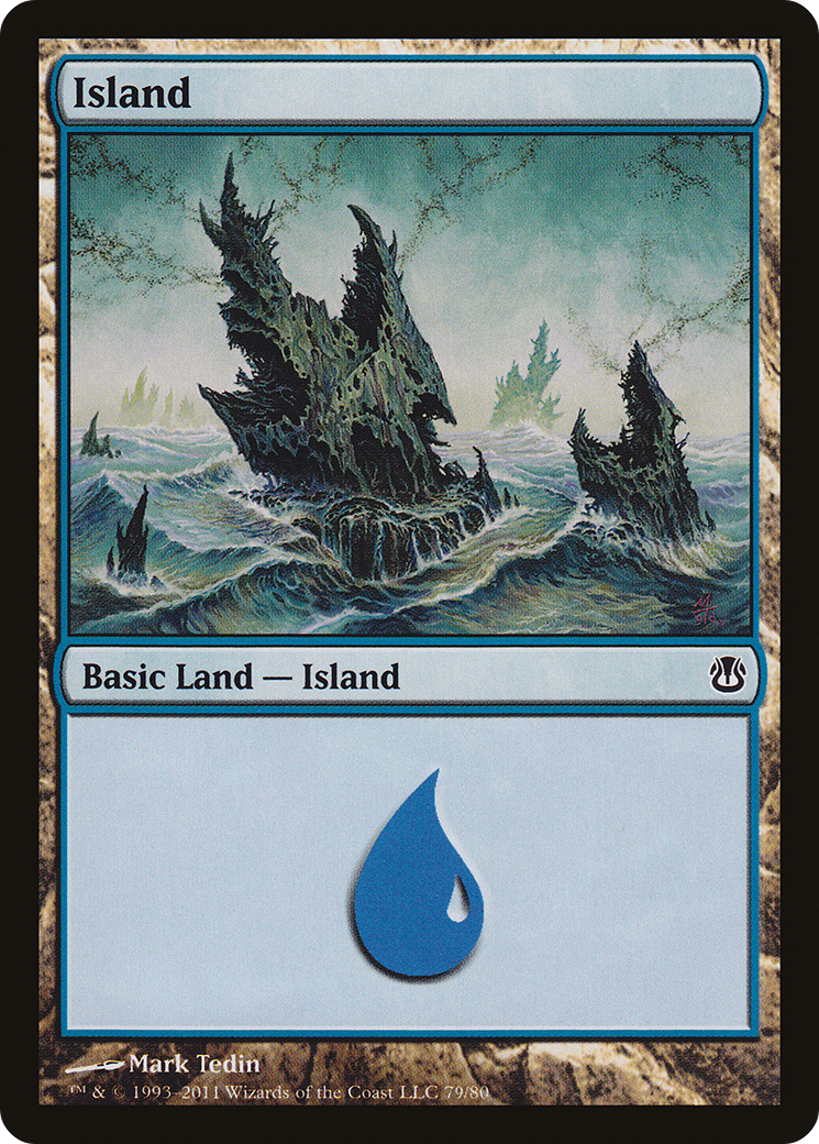 Island (79) (DDH-079) - Duel Decks: Ajani vs. Nicol Bolas