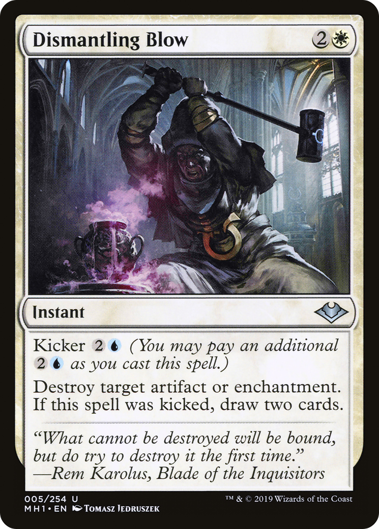 Dismantling Blow (MH1-005) - Modern Horizons Foil