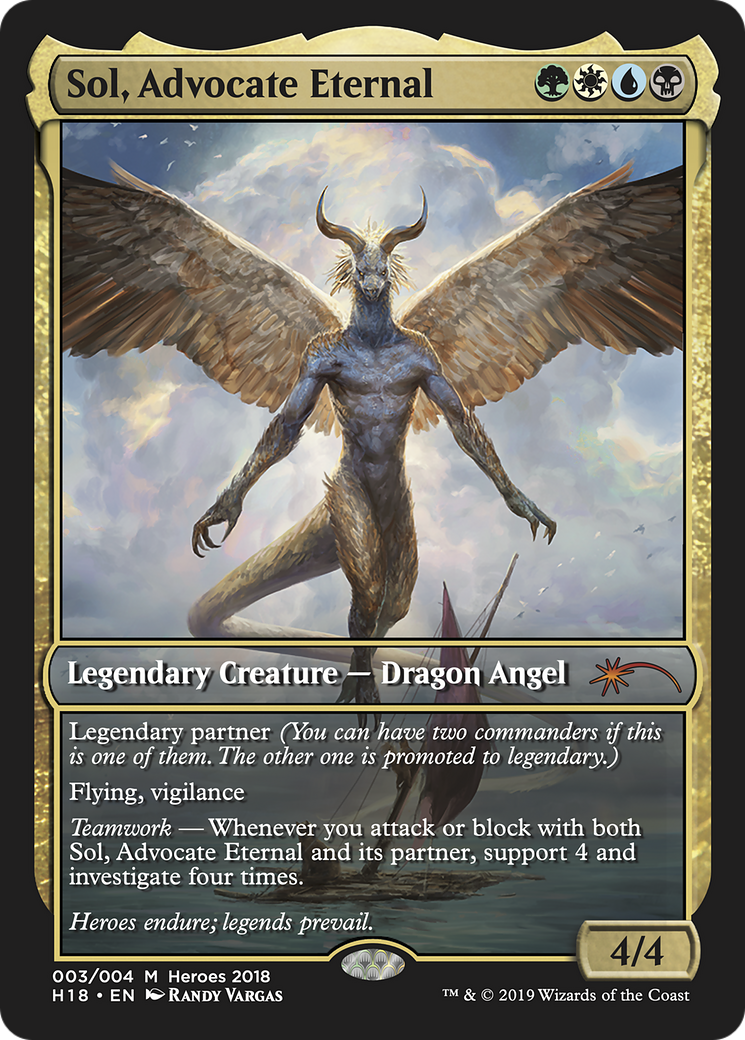 Sol, Advocate Eternal (UMP-003) - 2018 Heroes of the Realm