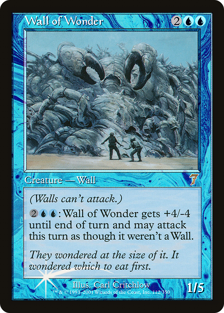 Wall of Wonder (7ED-112★) - 7th Edition