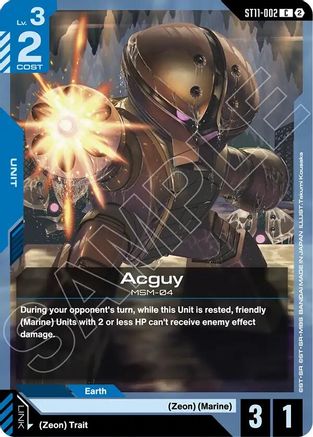 Acguy (ST11-002) - Starter Deck 11 Aquatic Assault