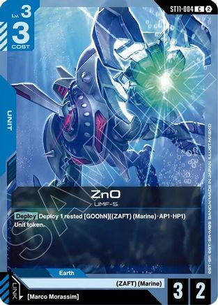 ZnO (ST11-004) - Starter Deck 11 Aquatic Assault