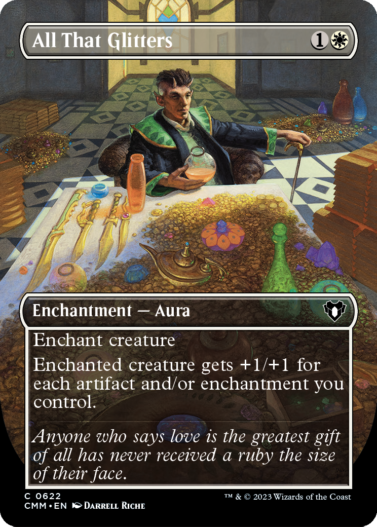 All That Glitters (Borderless) (CMM-622) - Commander Masters
