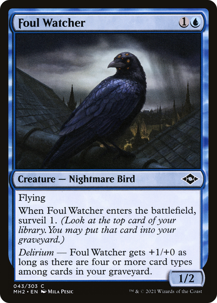 Foul Watcher (MH2-043) - Modern Horizons 2 Foil