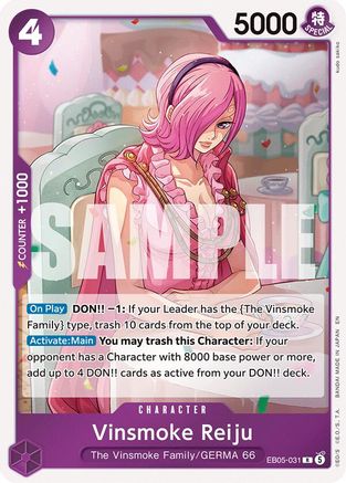 Vinsmoke Reiju (EB05-031) - Extra Booster: One Piece Heroine's Edition Vol. 2 Foil