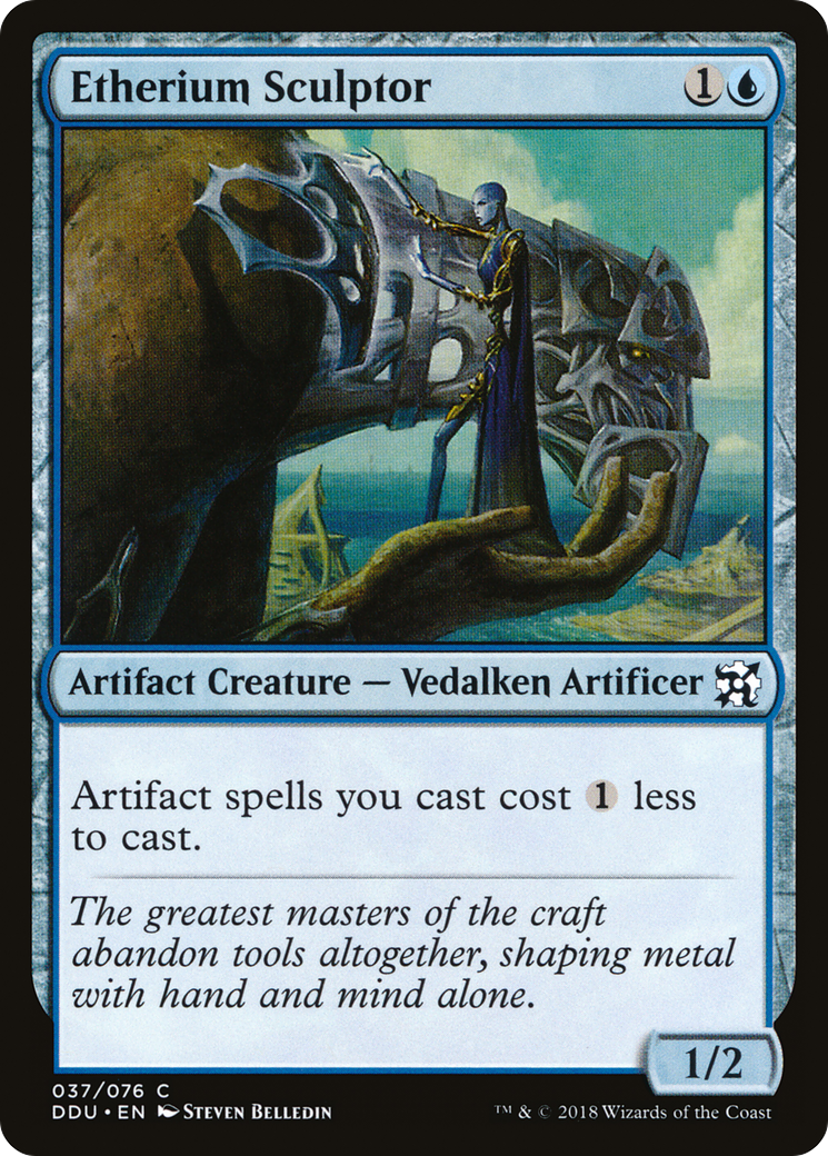 Etherium Sculptor (DDU-037) - Duel Decks: Elves vs. Inventors