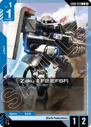 Zaku II F2 (EFSF) (GD06-013) - Stardust Trails