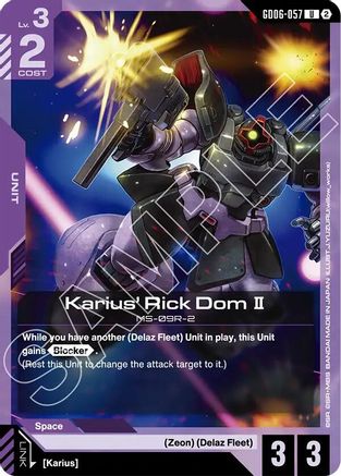 Karius' Rick Dom II (GD06-057) - Stardust Trails