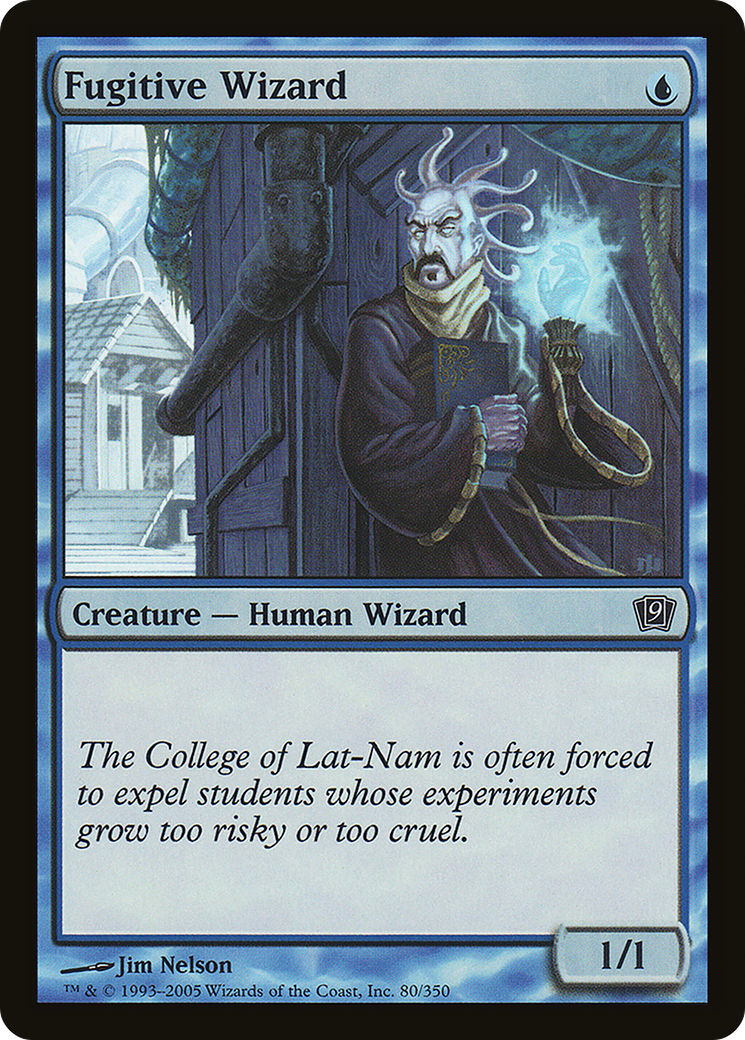 Fugitive Wizard (9ED-080) - 9th Edition Foil