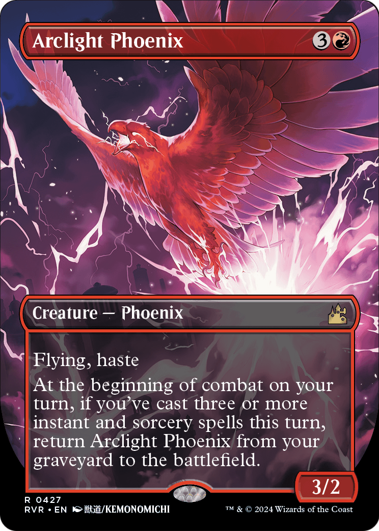 Arclight Phoenix (Anime Borderless) (RVR-427) - Ravnica Remastered