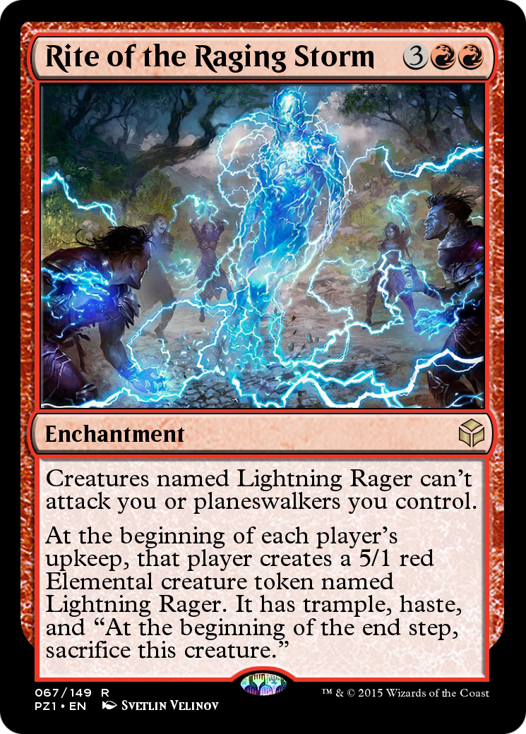 Rite of the Raging Storm (PZ1-067) - Legendary Cube Prize Pack Foil