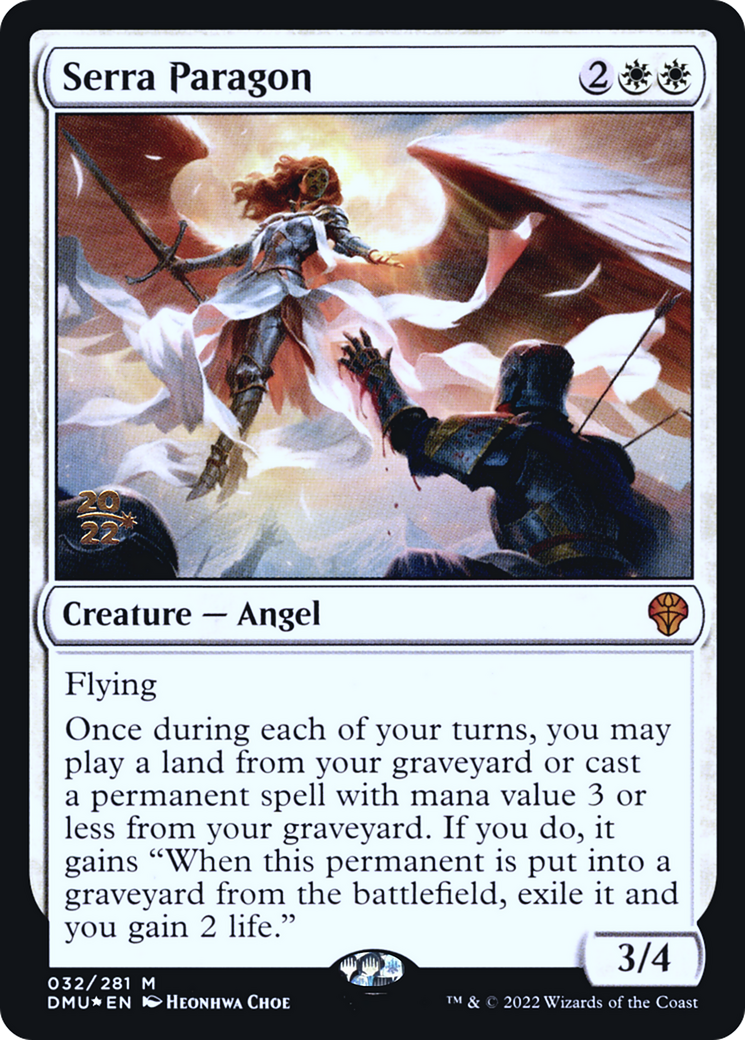 Serra Paragon (PRE-032) - Dominaria United Promos Foil