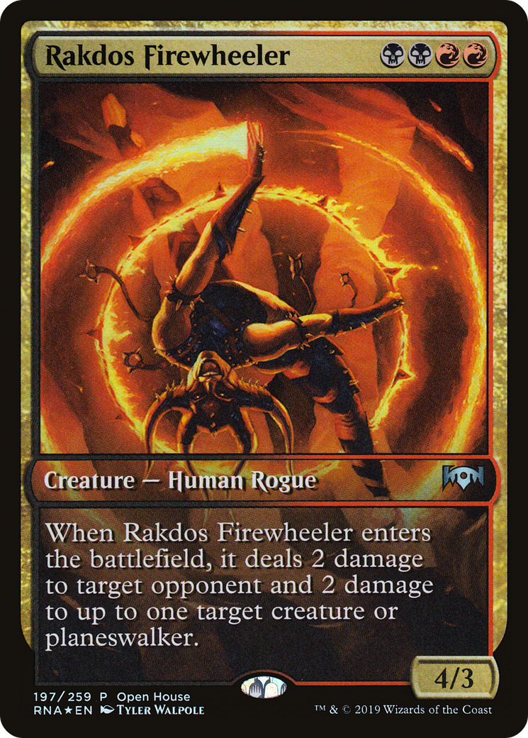 Rakdos Firewheeler (OHP-197) - Ravnica Allegiance Promos Foil