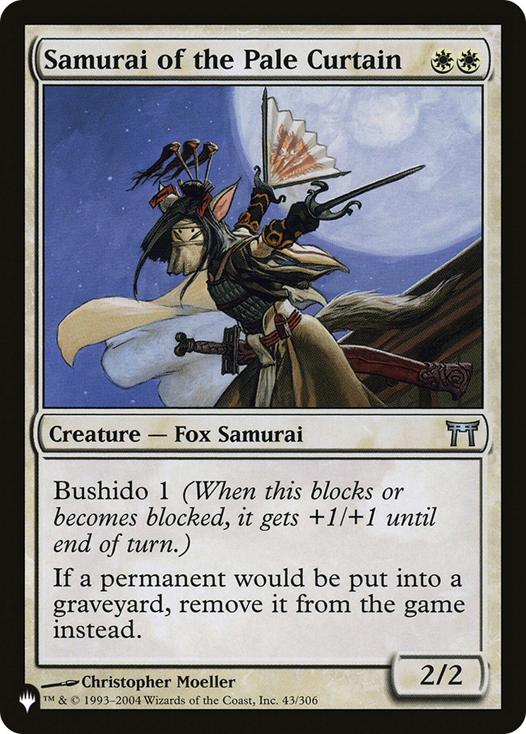 Samurai of the Pale Curtain (LIST-CHK-43) - The List