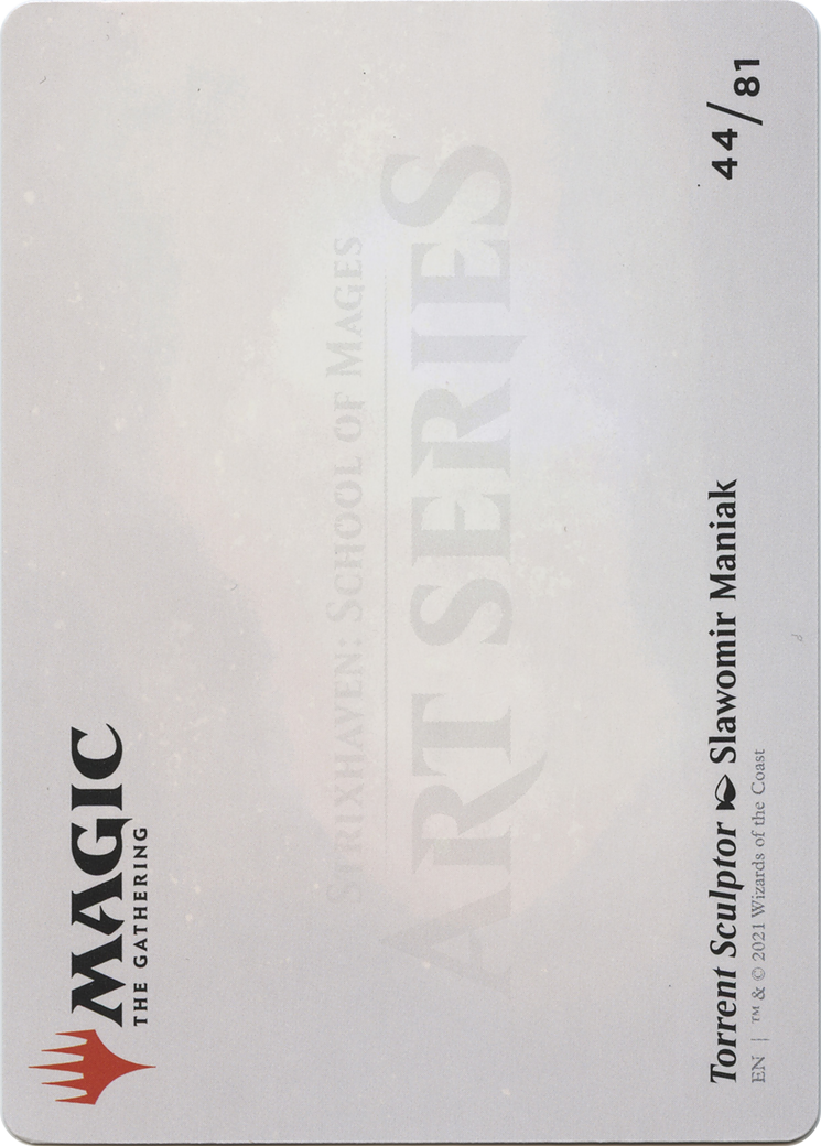 Torrent Sculptor // Torrent Sculptor (ASTX-044) - Strixhaven Art Series (Borderless) Foil