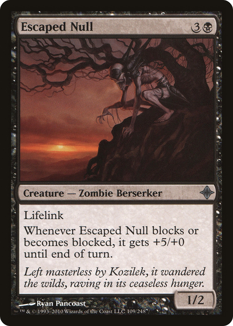 Escaped Null (ROE-109) - Rise of the Eldrazi Foil