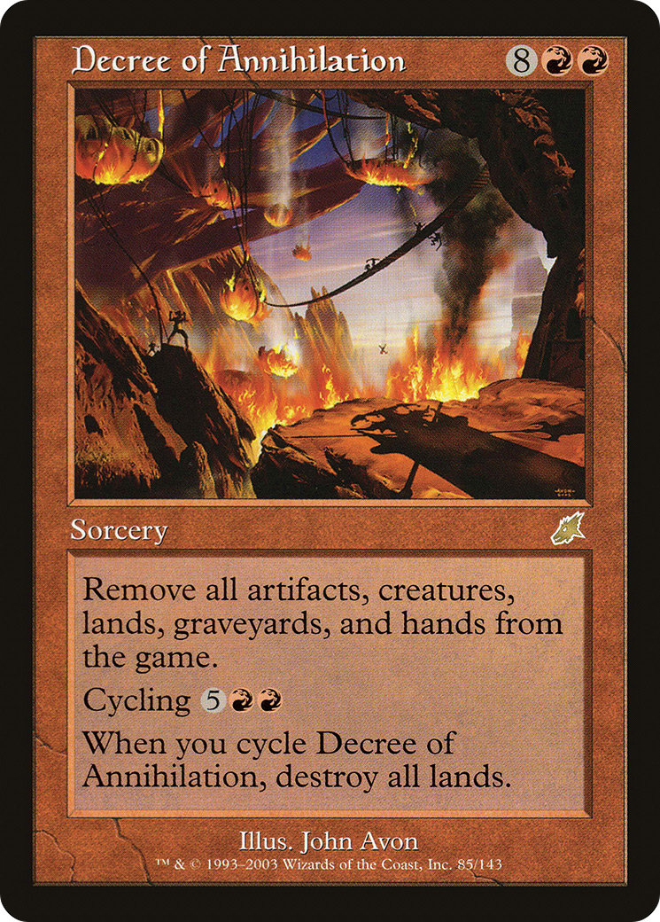 Decree of Annihilation (SCG-085) - Scourge
