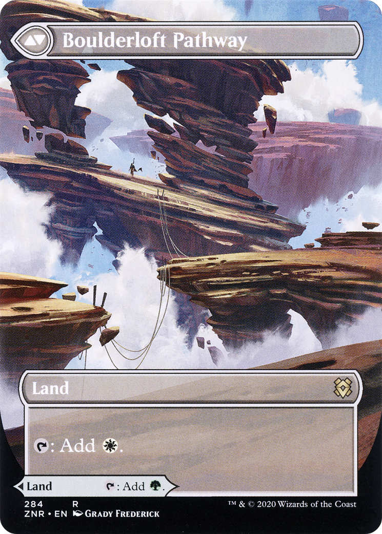 Branchloft Pathway (Borderless) (ZNR-284) - Zendikar Rising: (Showcase)