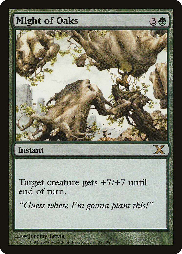 Might of Oaks (10E-277) - Tenth Edition Foil