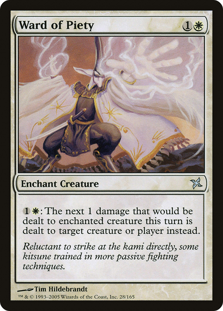 Ward of Piety (BOK-028) - Betrayers of Kamigawa Foil