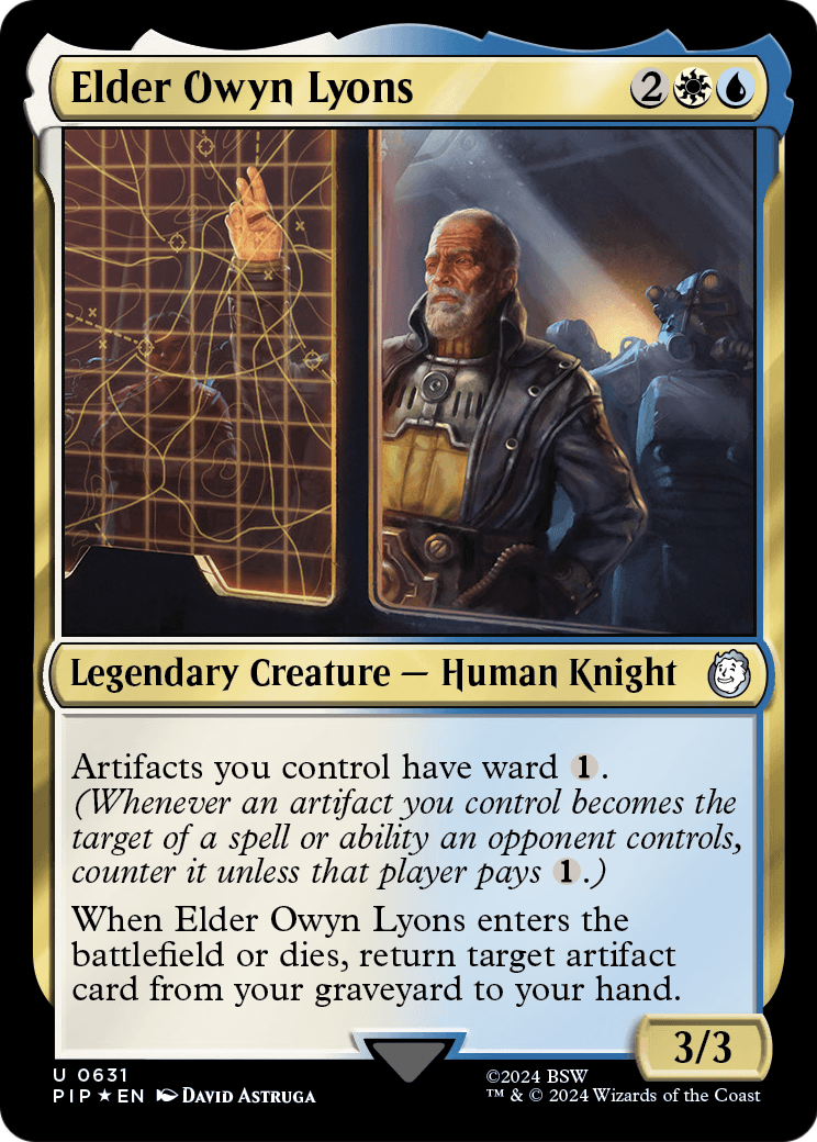 Elder Owyn Lyons (Surge Foil) (PIP-631) - Fallout Foil